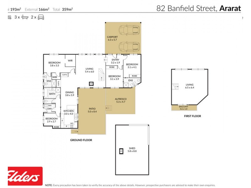 82 Banfield Street, Ararat VIC 3377 Floorplan