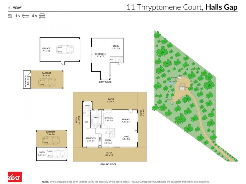 11 Thryptomene Court, Halls Gap VIC 3381 Floorplan
