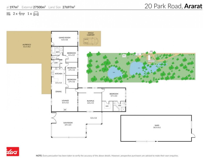 20 Park Road, Ararat VIC 3377 Floorplan