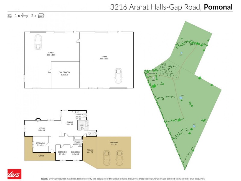 3216 Ararat-Halls Gap Road, Pomonal VIC 3381 Floorplan