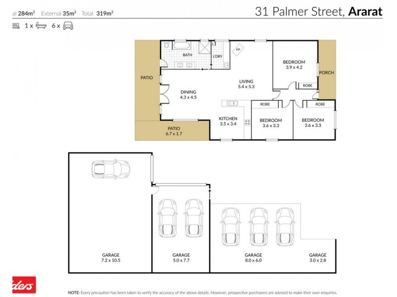 31 Palmer Street, Ararat VIC 3377 Floorplan