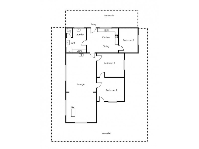 1738 Willaura-Wickliffe Road, Wickliffe VIC 3379 Floorplan