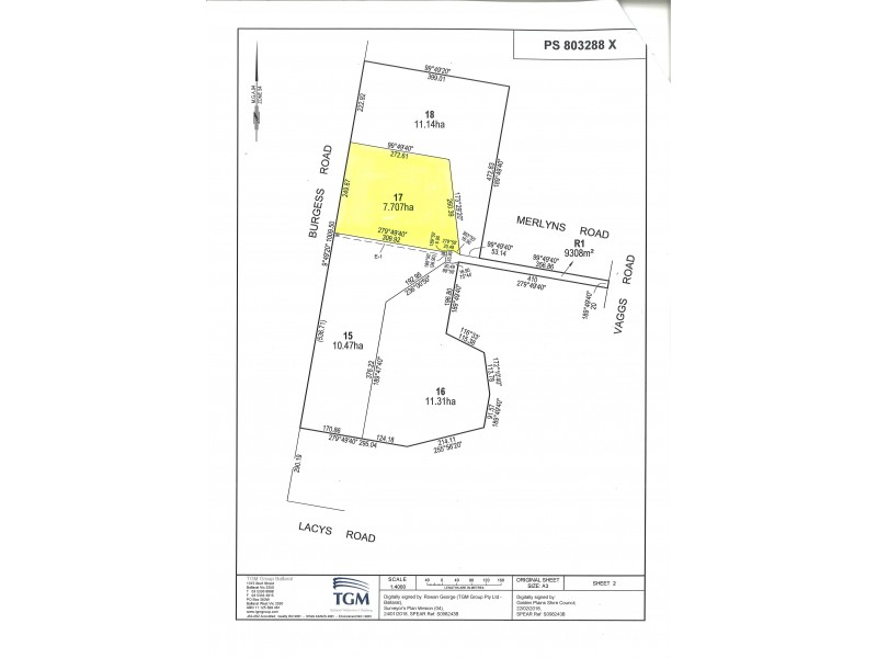 Lot 17 Merlyns Road (off Vaggs Road), Ross Creek VIC 3351