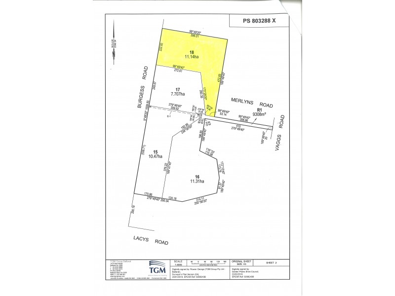 Lot 18 Merlyns Road (off Vaggs Road), Ross Creek VIC 3351