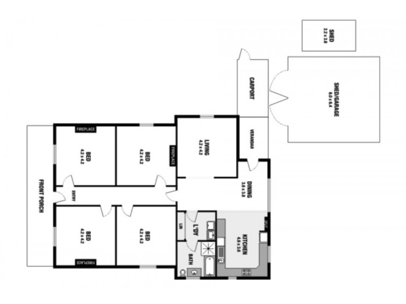 3 Paradise Street, Burra SA 5417 Floorplan