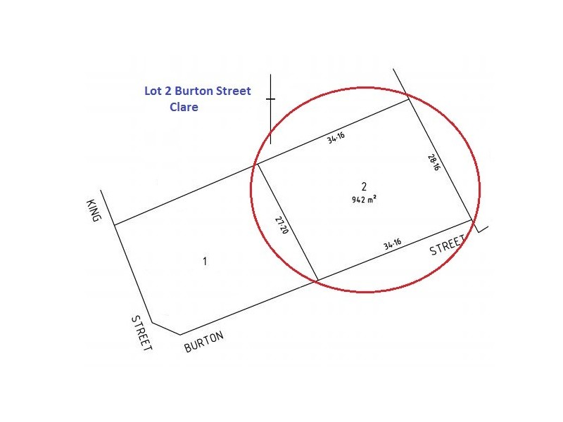 Lot 2 Burton Street, Clare SA 5453