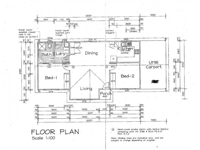 6 Third Avenue (Lot 114), Snowtown SA 5520 Floorplan
