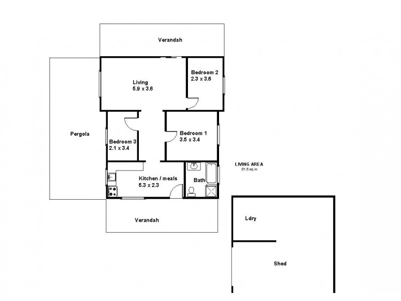 104 Coates Road, Barmera SA 5345 Floorplan