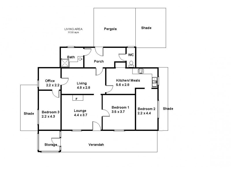 11 Thayne Terrace, Lyrup SA 5343 Floorplan
