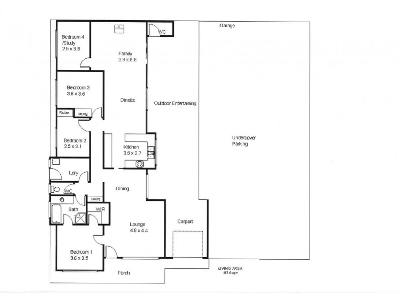 11 Westbrook Avenue, Loxton SA 5333 Floorplan