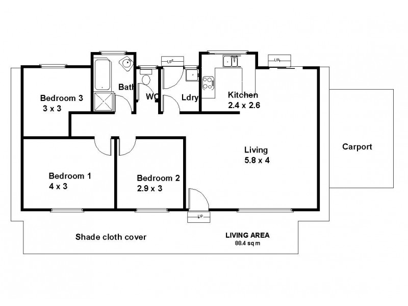 7 Sims Parade, Renmark SA 5341 Floorplan
