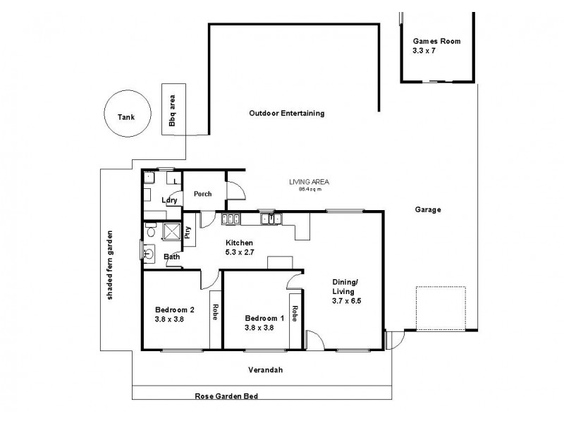 17 RAILWAY TERRACE, Paringa SA 5340 Floorplan