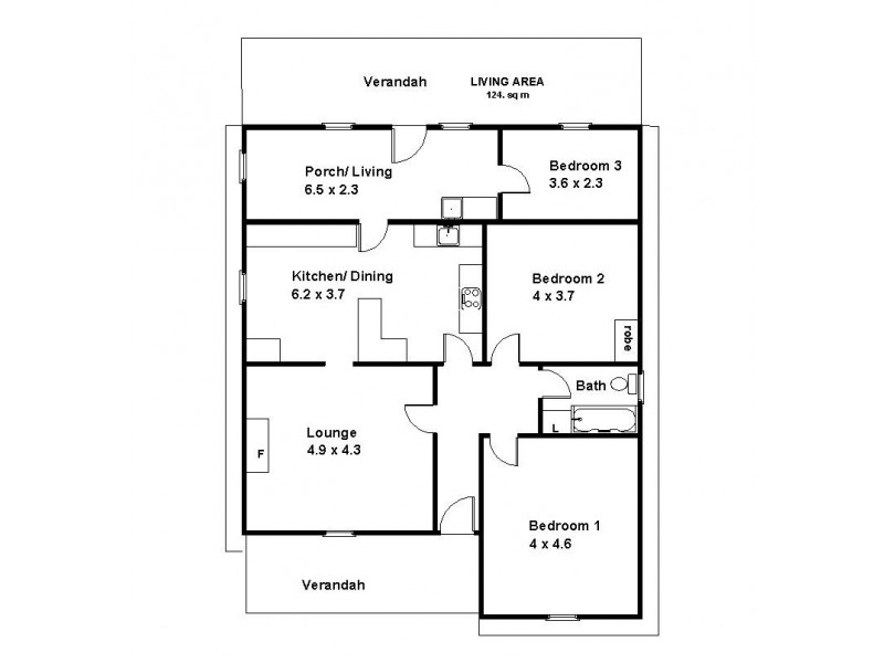 34 Seventeenth Street, Renmark SA 5341 Floorplan