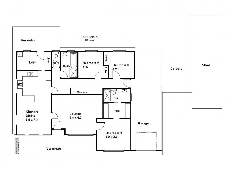 36 Woolston Road, Monash via, Berri SA 5343 Floorplan