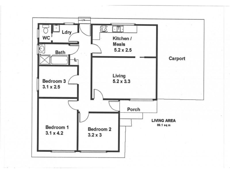 3 Myall Street, Renmark SA 5341 Floorplan