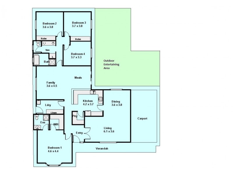 20 Klingberg Street, Loxton SA 5333 Floorplan