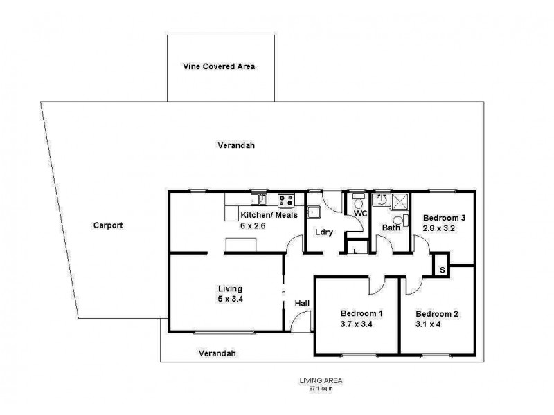 41 Sims Parade, Renmark SA 5341 Floorplan