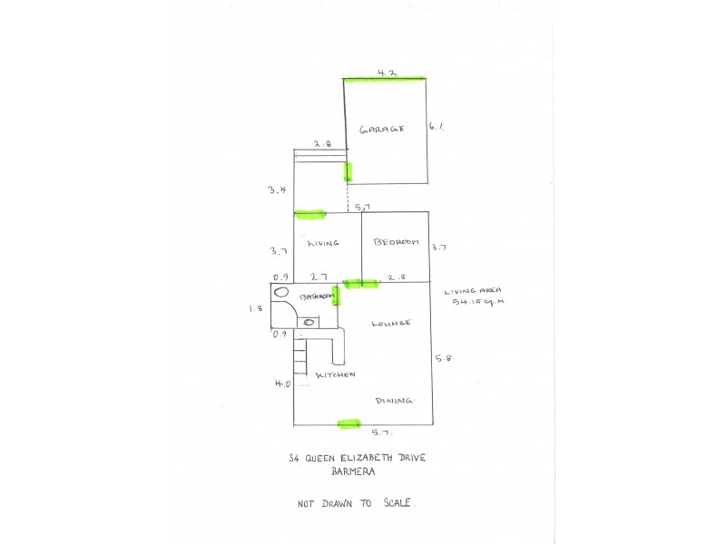 34 Queen Elizabeth Drive, Barmera SA 5345 Floorplan