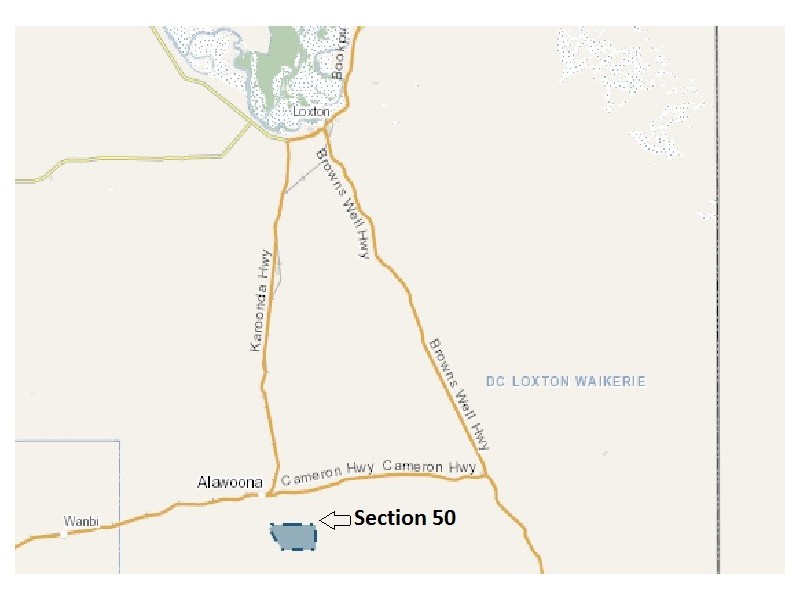 Section 50 Hundred of Allen, Alawoona SA 5311