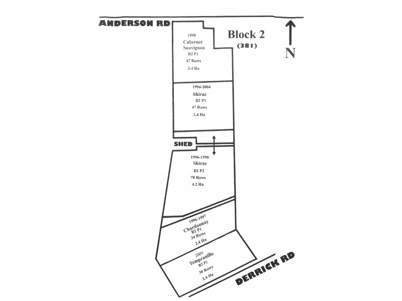 Anderson and Derrick Roads, Loxton North SA 5333
