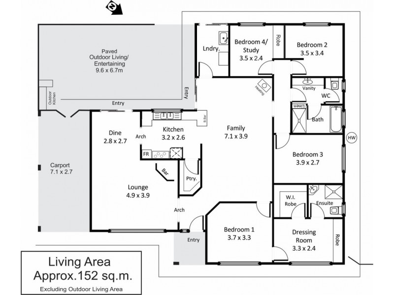 12 Beames Road, Via Berri, Lyrup SA 5343 Floorplan