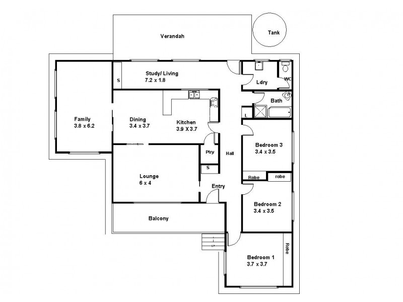 6 Derrick Street, Berri SA 5343 Floorplan