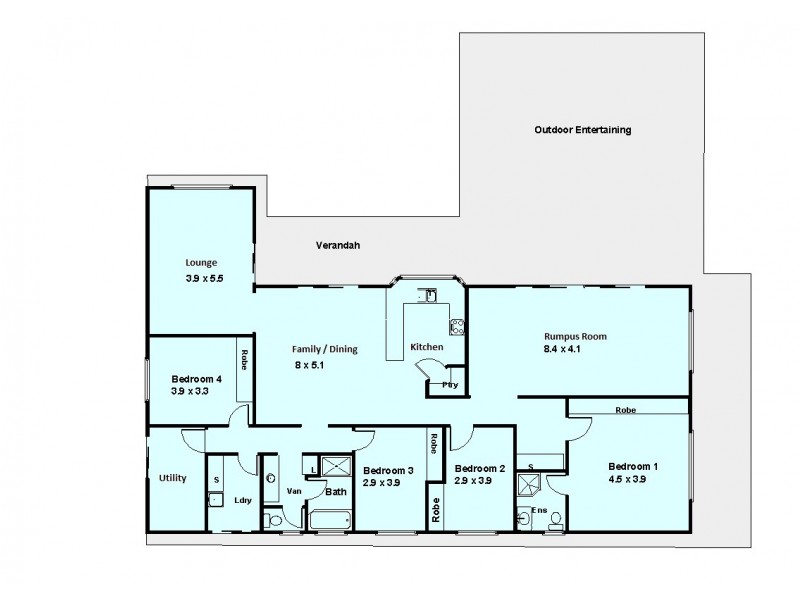 446 Anderson Road, Loxton SA 5333 Floorplan