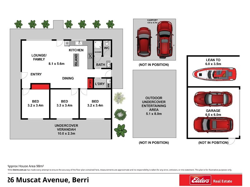 26 Muscat Avenue, Berri SA 5343 Floorplan