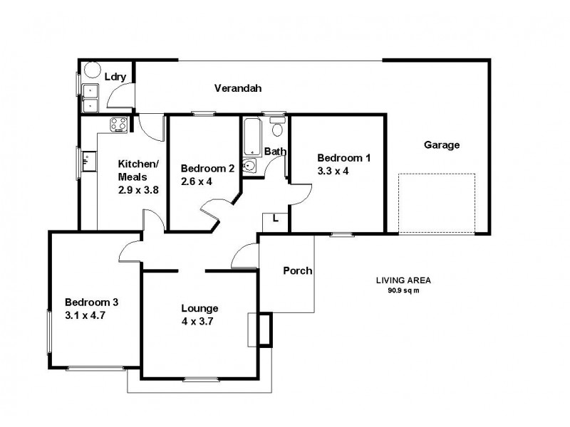 25 Seventeenth Street, Renmark SA 5341 Floorplan