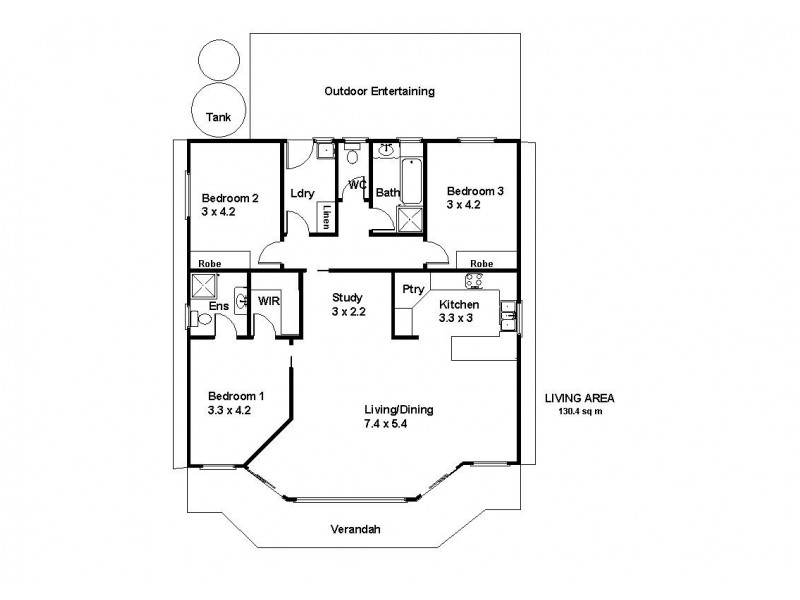 81 Wheatley Road, Loxton SA 5333 Floorplan
