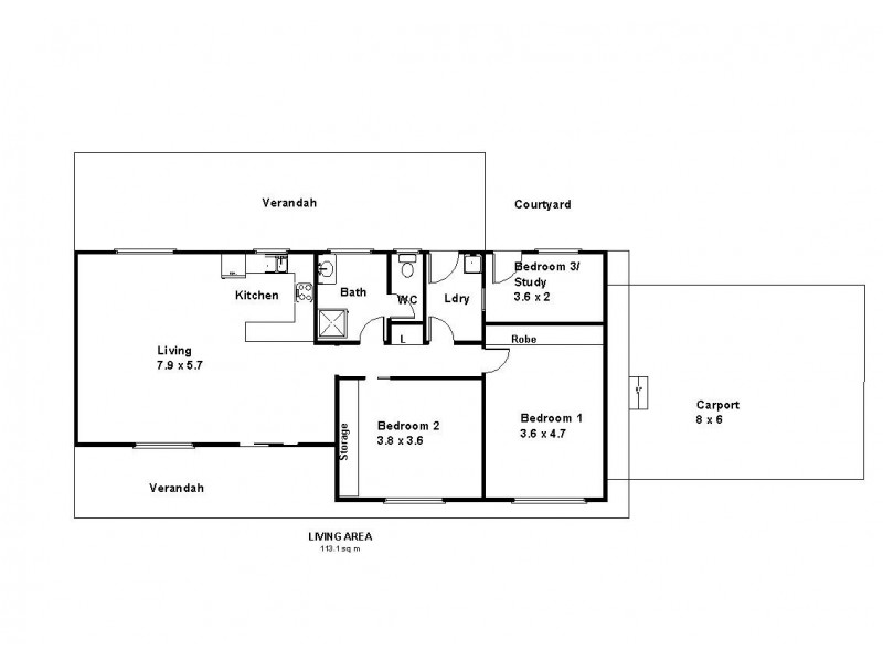 20 Morris Street, Loveday SA 5345 Floorplan