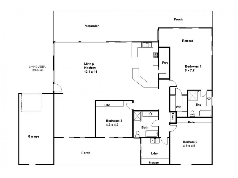 251 Farley Road, Kingston On Murray SA 5331 Floorplan