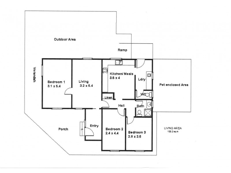 18 North West Terrace, Morgan SA 5320 Floorplan