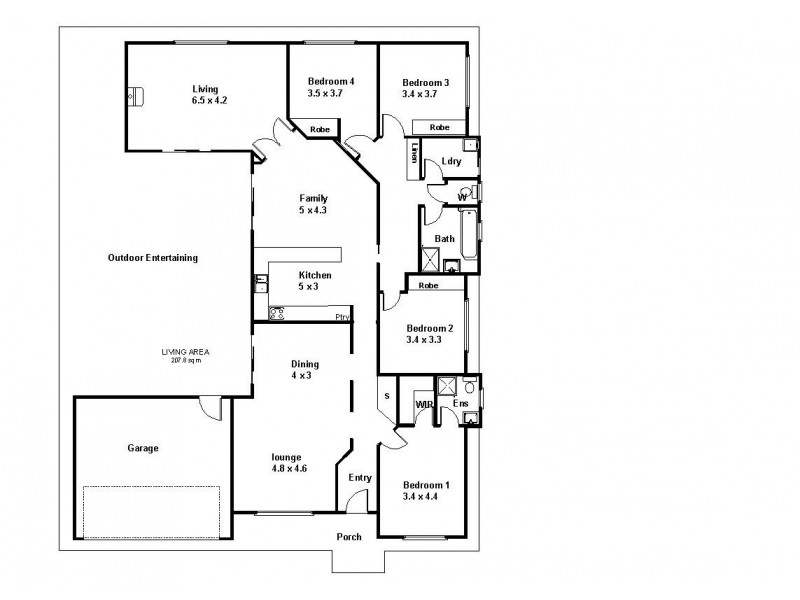 28 Flinders Street, Renmark SA 5341 Floorplan