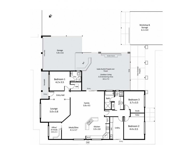 7 Sorrento Court, Renmark SA 5341 Floorplan