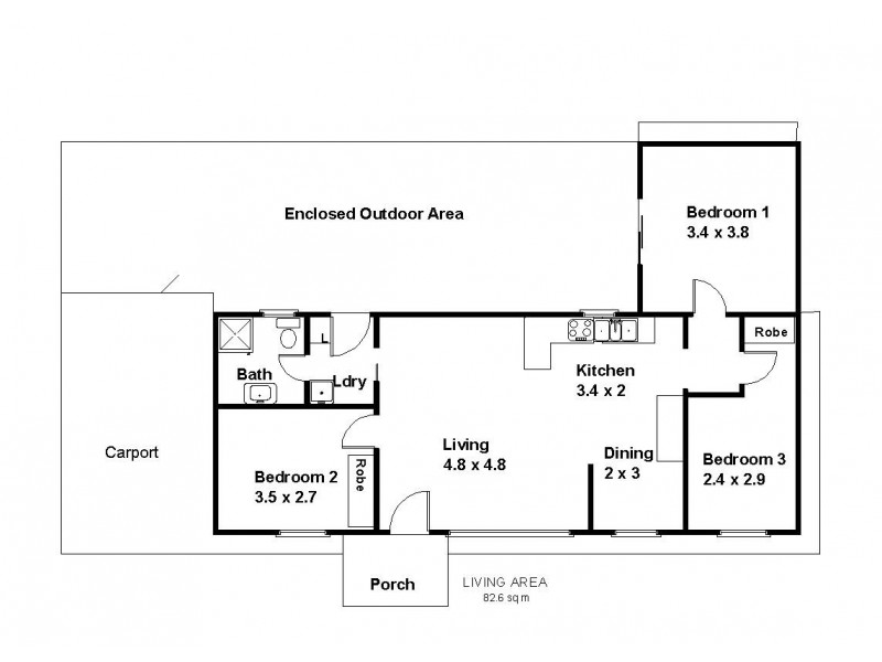 20 Murtho Road, Paringa SA 5340 Floorplan
