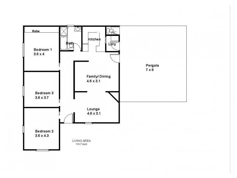 18 Third Street, Loxton SA 5333 Floorplan
