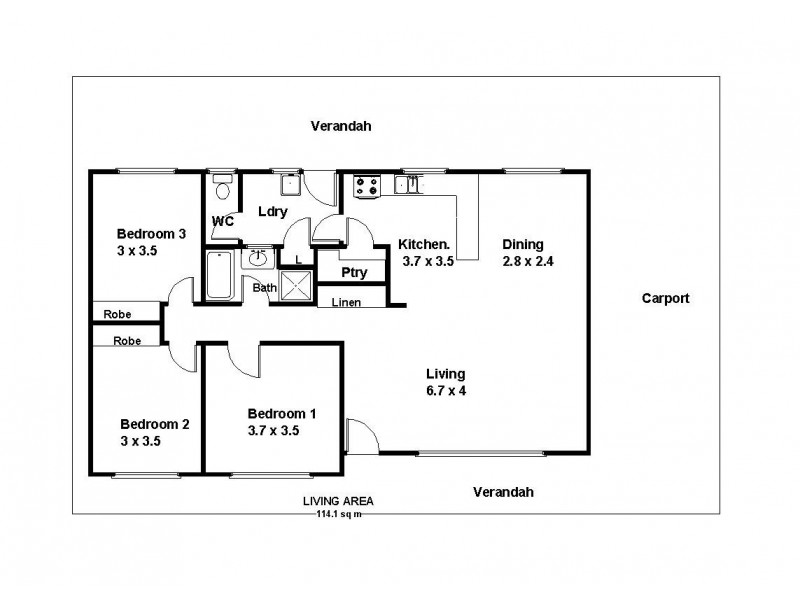 4 Randell Terrace, Monash SA 5342 Floorplan