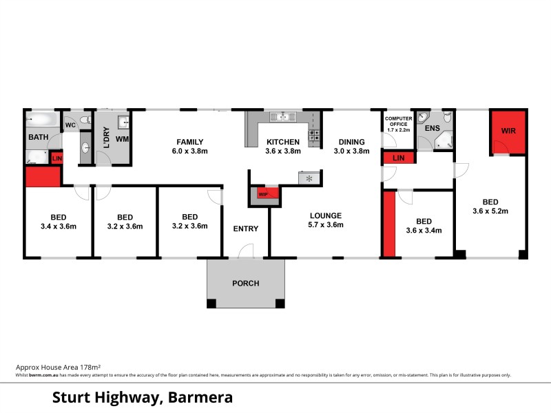 17301 Sturt Highway, Barmera SA 5345 Floorplan