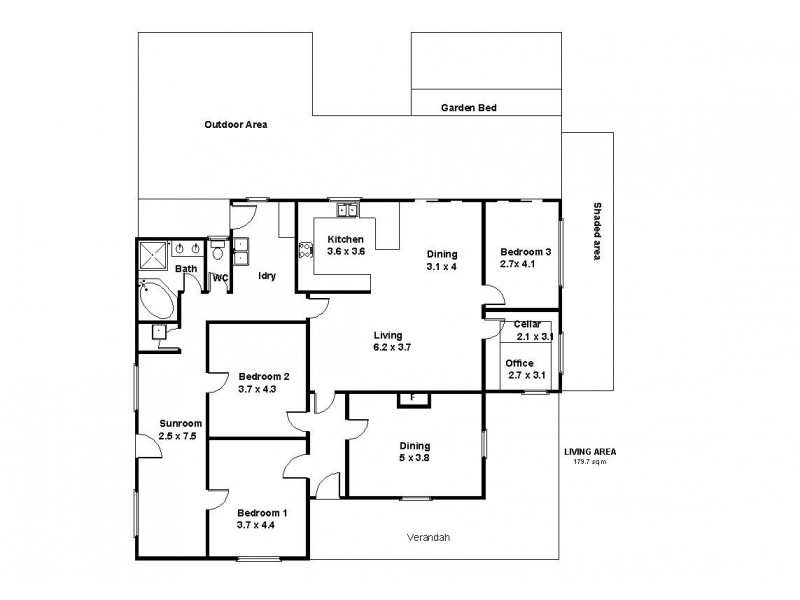 1a Pyap Street, Loxton SA 5333 Floorplan
