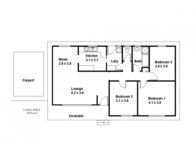 12 Garrard Street, Barmera SA 5345 Floorplan