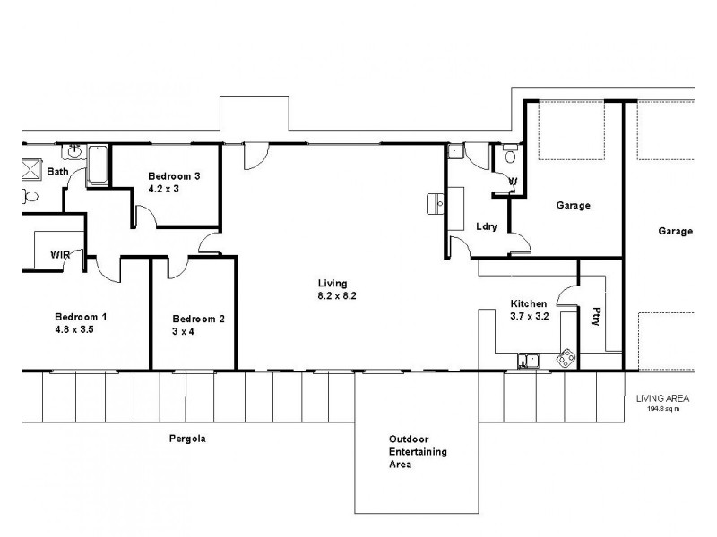 58 Pike Creek Road, Lyrup SA 5343 Floorplan