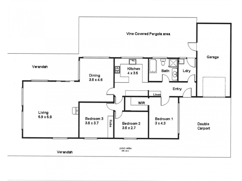 27 Burrows Road, Holder SA 5330 Floorplan