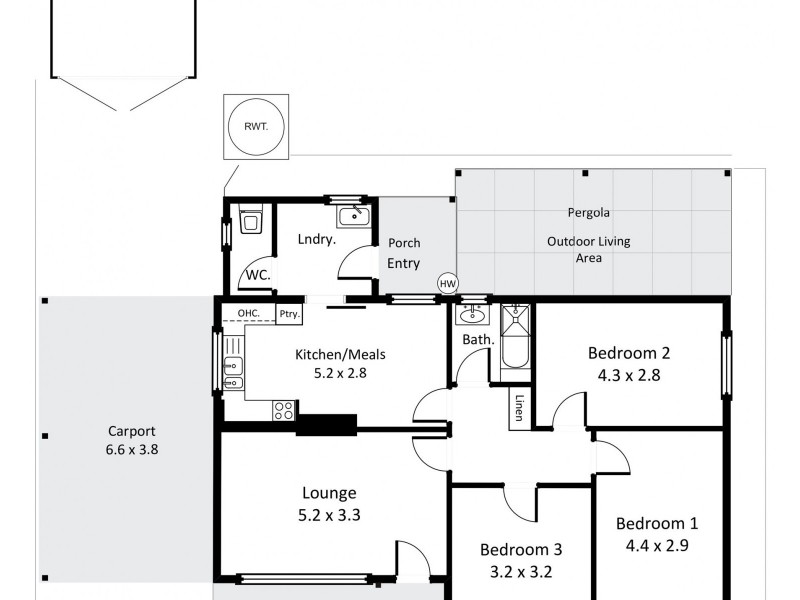 1 Oak Street, Loxton SA 5333 Floorplan