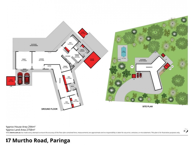 47 Murtho Road, Paringa SA 5340 Floorplan