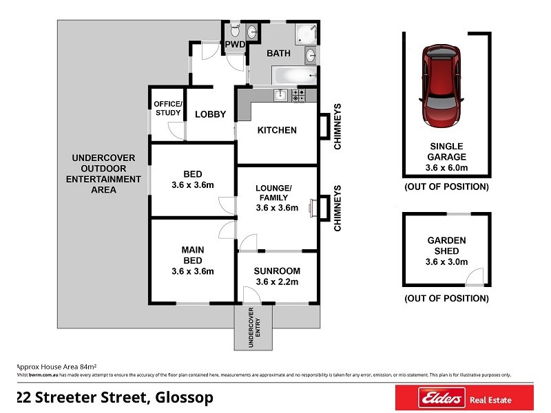22 Streeter Avenue, Glossop SA 5344 Floorplan