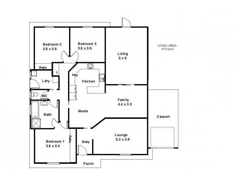 4 Tomlinson Court, Loxton SA 5333 Floorplan