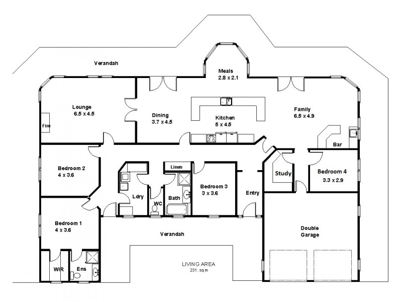 43 Pioneer Landing Drive, Loxton SA 5333 Floorplan