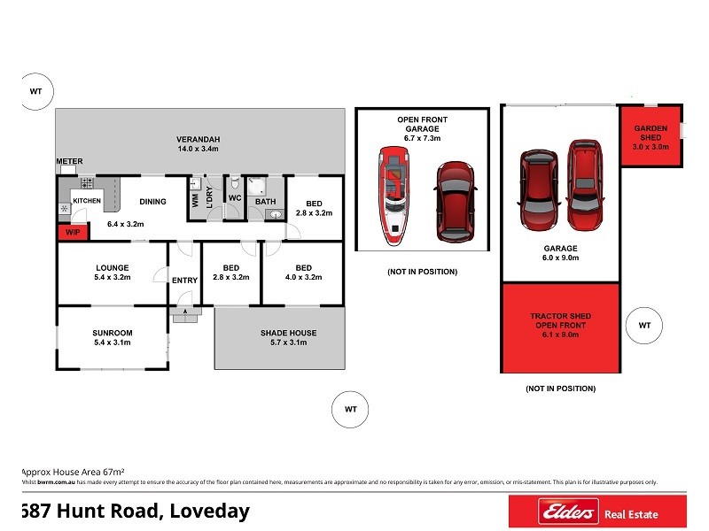 Lot 687 Hunt Road, Loveday SA 5345 Floorplan