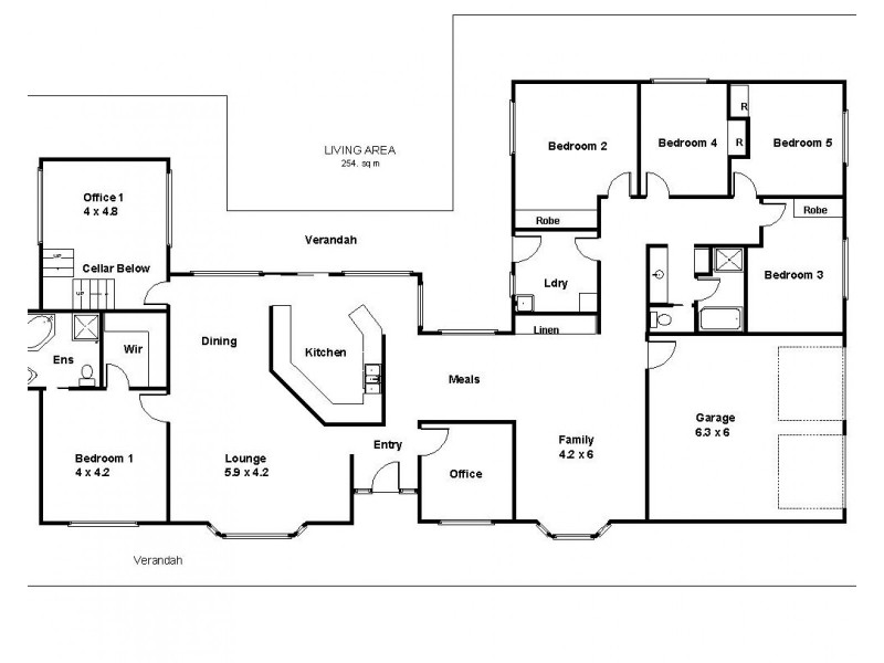 23 Wheatley Road, Loxton SA 5333 Floorplan